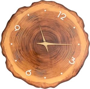 Wholesale Unique Handmade Quartz Wooden Wall <b>Clock</b> <b>Office</b> Decorative Wood <b>Clock</b> Needle Display Best Product for Living Portrait - Product Image 6