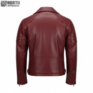 2025 nouveau Style de mode en cuir véritable fermeture éclair respirant femmes veste d'hiver saison froide prix de gros - Product Image 3