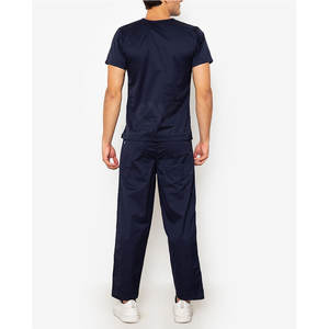 2025 conjuntos de uniformes de hospital elásticos de punto para hombres, uniformes de personal de farmacia de alta calidad - Product Image 5