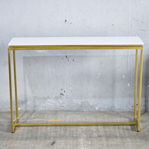 Table console contemporaine en pierre avec structure en fer CST044 - Product Image 5