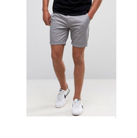 Shorts chino pour homme, grande taille, respirants, super extensibles, coupe slim, décontractés, en coton et élasthanne, pour l'été, avec logo de marque personnalisé