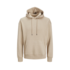 เสื้อฮู้ดดี้สีน้ำเงินสงบแบบโอเวอร์ไซส์สำหรับผู้ชาย รับสกรีนโลโก้ ปักลาย ผ้าฝ้าย 100% บริการ OEM ODM มีให้บริการ - Product Image 4