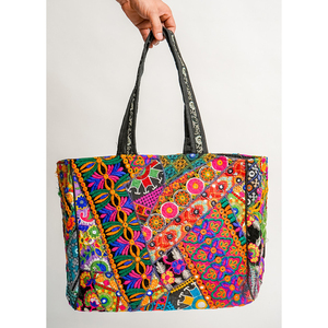 Nouveau style de sac brodé en coton Sac à main de luxe pour femmes pour le shopping cosmétique - Product Image 1