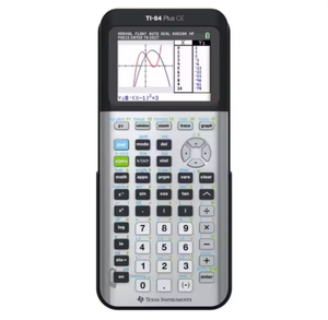 آلة حاسبة علمية صناعية من تكساس إنسترومنتس TI-84 Plus CE مع شاشة عرض 8 أرقام، تشمل بطارية - عرض ترويجي لمدة 3 سنوات - Product Image 1