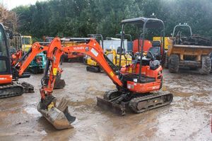 Kubota U17รถขุดขนาดเล็ก1.7ตันรถขุดตีนตะขาบแบบไฮดรอลิกญี่ปุ่นทำขึ้นเครื่องขุดขนาดกะทัดรัดสภาพดีฟาร์มและใช้ในการก่อสร้าง - Product Image 2