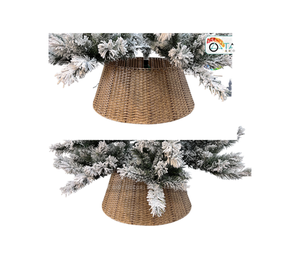 Clôture d'arbre de Noël clôture d'arbre de Noël écologique 40cm/, 50cm pour jardin de vacances décoration de fête intérieure utilisation de sécurité - Product Image 6