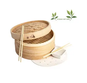 Bamboo Steamer /Durable & Sturdy /Hold Heart Well / Eco2go Vietnam
