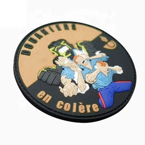 High Quality Custom Size <b>PVC</b> Patches Transparent Twill Fabric Custom Color <b>Beads</b> Sew-On Silicone Rubber Material <b>PVC</b> Badges - Product Image 6