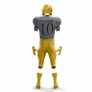 New Latest Style Best High Quality <b>Material</b> American Football Uniform Sets Full Customized Logo Printed American Football Wear - Product Image 3