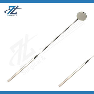 Espejo Laríngeo Manual, Juego de Instrumentos Quirúrgicos de Acero Inoxidable, Mango de Metal, 260 mm de Longitud, Certificado CE, Alta Calidad, Clase I - Product Image 2