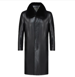 แจ็กเก็ตหนังเทียมสำหรับผู้ชายสีดำย้อมสีสำหรับผู้ชายแจ็กเก็ตหนังเทียมย้อมสีแฟชั่นใหม่2023 - Product Image 1