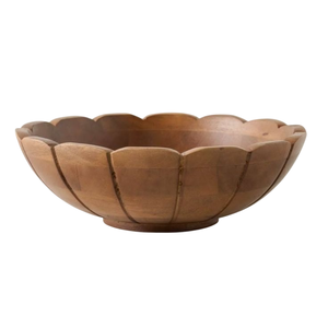 Tazón de Madera Natural Hecho a Mano con Líneas Negras, Tazón Decorativo para Servir, Utensilios de Cocina, Tazón Único para Frutas o Ensaladas, Hecho a Mano - Product Image 5