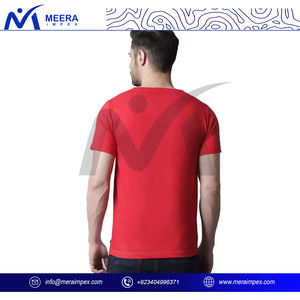 T-shirt en coton biologique écologique pour hommes T-shirt à manches courtes durable doux et respirant à col rond pour l'été en gros - Product Image 4