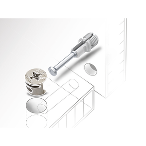 Connecteur de fixation-JETFIX 10 + Corps SAMFIX 13,2 mm Nickel - Product Image 1