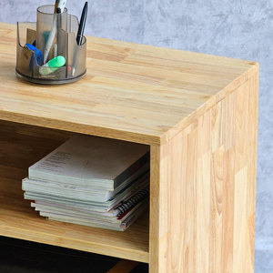 Minimalist Natural Wood Mobile Personal <b>Locker</b> 100x40x65cm-TCN68032 - Product Image 5