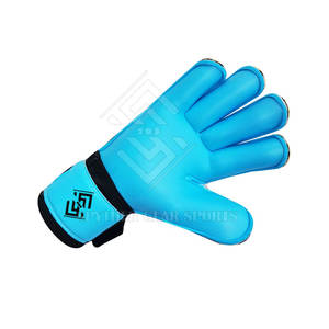 Gants de gardien de but en latex de haute qualité en gros avec fermeture à boucle et crochet antidérapante, design personnalisable pour un usage professionnel - Product Image 3