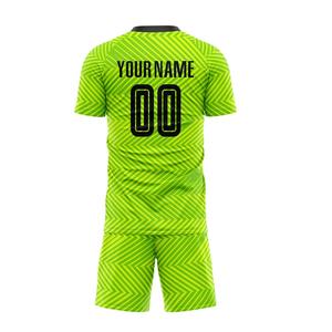 Camiseta de fútbol de diseño elegante con pantalones cortos de tacto suave Uniforme de fútbol duradero para deportes y actividades de equipo - Product Image 2
