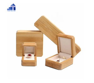 Vente chaude Carré En Bois Boîtes À Bijoux Écologique Personnalisé Couleur Taille Ensembles De Bijoux De Mode Emballage pour Cadeau Vietnamien - Product Image 6
