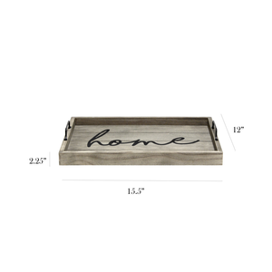 Plateau de service rectangulaire en bois pour aliments, assiette de dîner, plateau de service pour restauration rapide, plats et assiettes pour collations, fruits et thé, ornement - Product Image 4