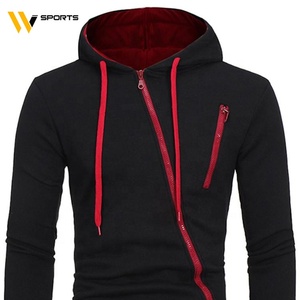 เสื้อมีฮู้ดผ้าฝ้าย100% สำหรับผู้ชายแขนยาวรูดซิปขึ้นปักโลโก้ตามสั่งสำหรับฤดูหนาว - Product Image 2