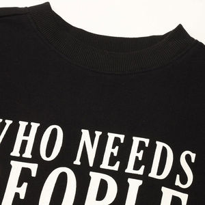 Sudadera cómoda de mezcla de poliéster/algodón transpirable de invierno para mujer de moda de bajo precio - Product Image 6