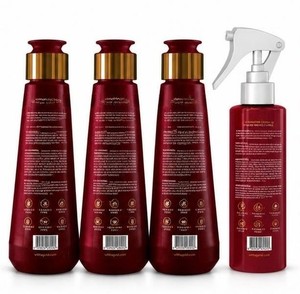 Silk Express Tanino Blend <b>Travel</b> Kit Ultra-Fast Protein <b>Shampoo</b> <b>Conditioner</b> <b>and</b> Leave-In (200ml Each) - Product Image 3