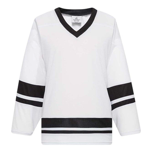 ชุดเสื้อฮอกกี้น้ำแข็งแบบ OEM/ODM สำหรับทีมกีฬาที่ควบคุมความชื้น |   ชุดยูนิฟอร์มพิมพ์ลายแบบซับลิเมชั่นสีตามสั่ง พร้อมสำหรับการแข่งขัน - Product Image 1