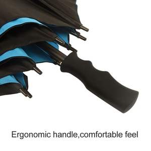 Barato y fino proveedor al por mayor logotipo personalizado paraguas de lujo a prueba de viento ecológico automático paraguas de golf con logotipo personalizado - Product Image 5