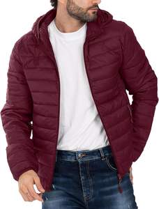 Servicio OEM, Chaqueta de Invierno Ligera para Hombre, Resistente al Viento y al Agua, Chaqueta Acolchada para Senderismo y Camping, Logotipo Frontal Personalizado - Product Image 6