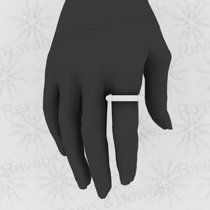 Anillo fino Unisex de Plata de Ley auténtica 925 más vendido, barra de escritura grabable vermeil de oro, fiesta de boda de eternidad personalizada - Product Image 5