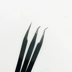 Pinzas para Pestañas Profesionales de Acero Inoxidable de Marca Privada al por Mayor, Punta de Fibra Puntiaguda de Precisión, Logotipo Personalizado Gratuito, Alta Calidad - Product Image 6