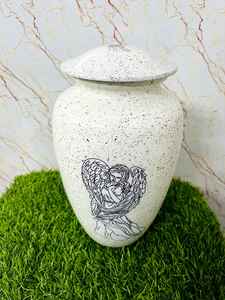 Urnas de cremación de metal y aluminio de estilo americano de diseño personalizado, urnas humanas para adultos al por mayor con logotipo de latón, suministros funerarios coloridos - Product Image 3