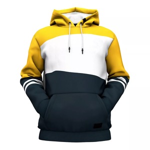 Sudadera con capucha para hombre, prenda deportiva masculina de cuello redondo, con logotipo personalizado, jersey de diseño personalizado de Color, venta al por mayor - Product Image 1