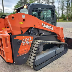 Kubota SVL75-2 Skid Steer <b>Loader</b> with Front End <b>Loader</b> <b>Backhoe</b> 4WD Automatic Crawler <b>Tractor</b> Gear Pump Components - Product Image 2