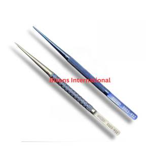Pinzas Microquirúrgicas Manuales BISONS al por Mayor, Punta Debakey de 1.0 mm, 7 1/8, Titanio, Certificación CE, Instrumentos Quirúrgicos, Lote de 2 - Product Image 1