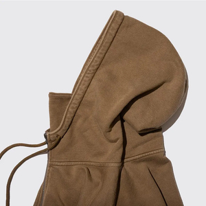 Tùy Chỉnh Thêu Logo Quá Khổ Thể Thao Nhà Sản Xuất Bông Nhiệt Heavyweight Boxy 400 GSM Hoodies Cho Nam Giới - Product Image 3