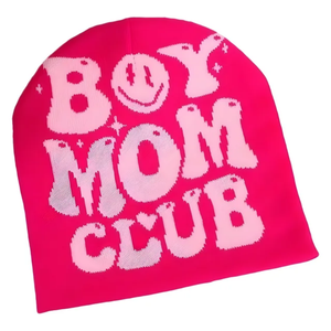 Bonnet tricoté d'hiver pour hommes à grand logo en vente en gros Bonnets chauds personnalisés pour le ski quotidien Doublure en satin sans manchettes - Product Image 6