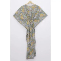 Robes caftan imprimées grande taille Style arabe coton été élégant personnalisé robes décontractées vêtements décontractés robe dames