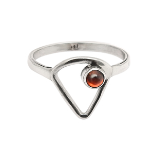 Élégant ensemble de lunette en argent sterling 925 grenat rouge naturel bague de bohème cadeau pour femme bijoux faits main prix de gros fournisseurs - Product Image 2