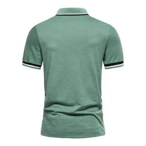 Polo camiseta transpirable Venta caliente peso ligero precio razonable hombres polos con en últimos diseños - Product Image 2