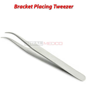 Soporte de colocación de pinzas de 12cm de acero inoxidable, instrumentos médicos de ortodoncia Dental, herramientas de colocación de soporte, ortodoncia - Product Image 2