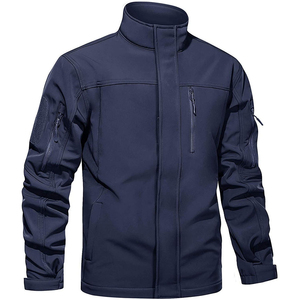 Chaqueta Cortavientos OEM Ligera, Táctica, para Exteriores, de Tejido Softshell, Cortavientos, Cálida, para Invierno, para Actividades al Aire Libre, para Hombre - Product Image 4