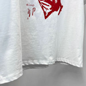 Precio de fábrica directo Camisetas de manga corta con estilo Diseños impresos personalizados 100% Poliéster Algodón O-cuello Medias mangas tejidas formales - Product Image 5