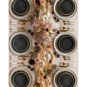 Juego de Cubiertos Modernos de Acero Inoxidable Espejado en Dorado y Blanco, Ecológicos, para Fiestas, Hogar, Hotel y Restaurante - Product Image 2