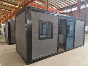 บ้านคอนเทนเนอร์แบบพกพาดัดแปลง40ft 20FT ใหม่ในห้องน้ำสำนักงานโรงแรมซื้อบ้านภาชนะ prefab
