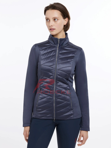Veste d'équitation pour femmes en gros tissu imperméable avancé façonnant la coupe ajustée style élégant vêtements d'aventure en plein air équestre - Product Image 5