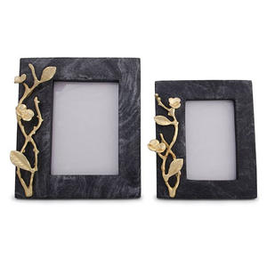 <b>Rustic</b> Weave Handcrafted Solid Wood & Rattan Woven <b>Frame</b> Collection for Bohemian, Vintage, and Contemporary Spaces - Product Image 2