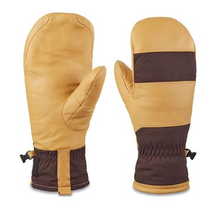 Gants de ski et de snowboard personnalisés grande taille imprimés avec couleur personnalisée Service OEM Matériau en polyester respirant et évacuant l'humidité - Product Image 1