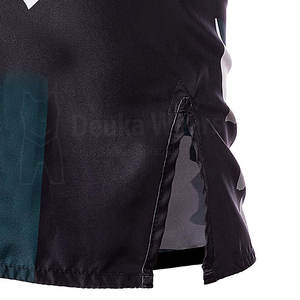 Ropa deportiva de LICRA de color sólido de último estilo para hombre, pantalones cortos de entrenamiento MMA hechos con logotipo personalizado, servicio OEM de Pakistán, ropa de artes marciales - Product Image 6