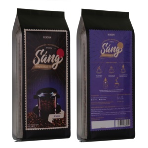 Granos de café Arábica de alta calidad de la marca Rexsun, tostados a un nivel de oscuridad media, al mejor precio para exportación desde Vietnam, envasados en bolsas de bebidas - Product Image 2
